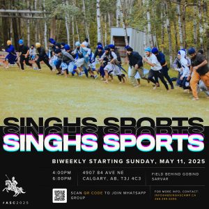 With Maharajâs Kirpa Singhs Sports will be starting THIS Sunday (May 11th)!